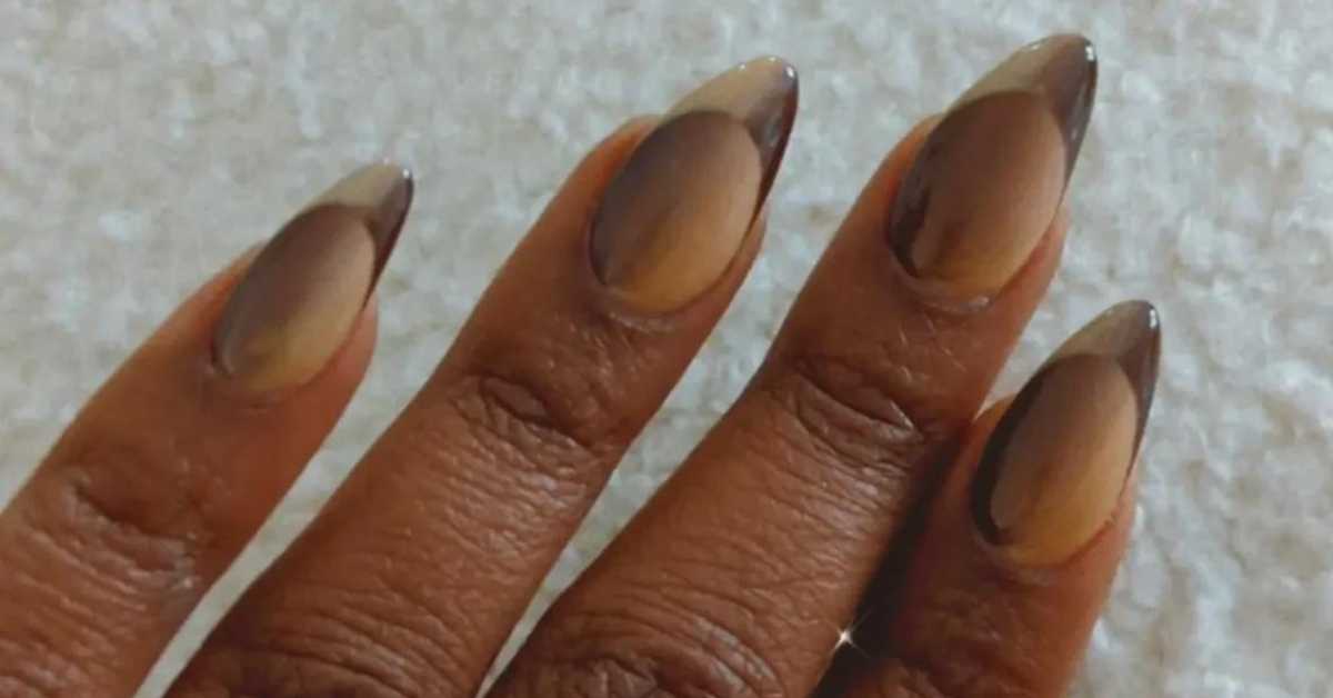 viral ombre french manicure
